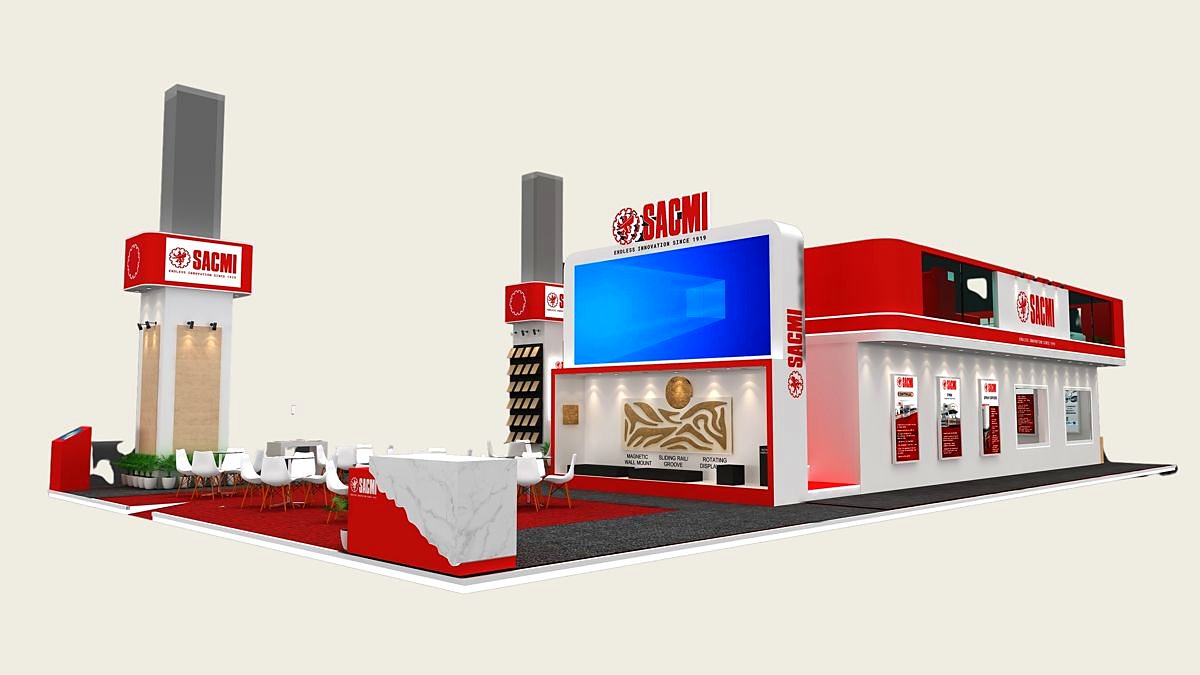 SACMI exhibition stand
